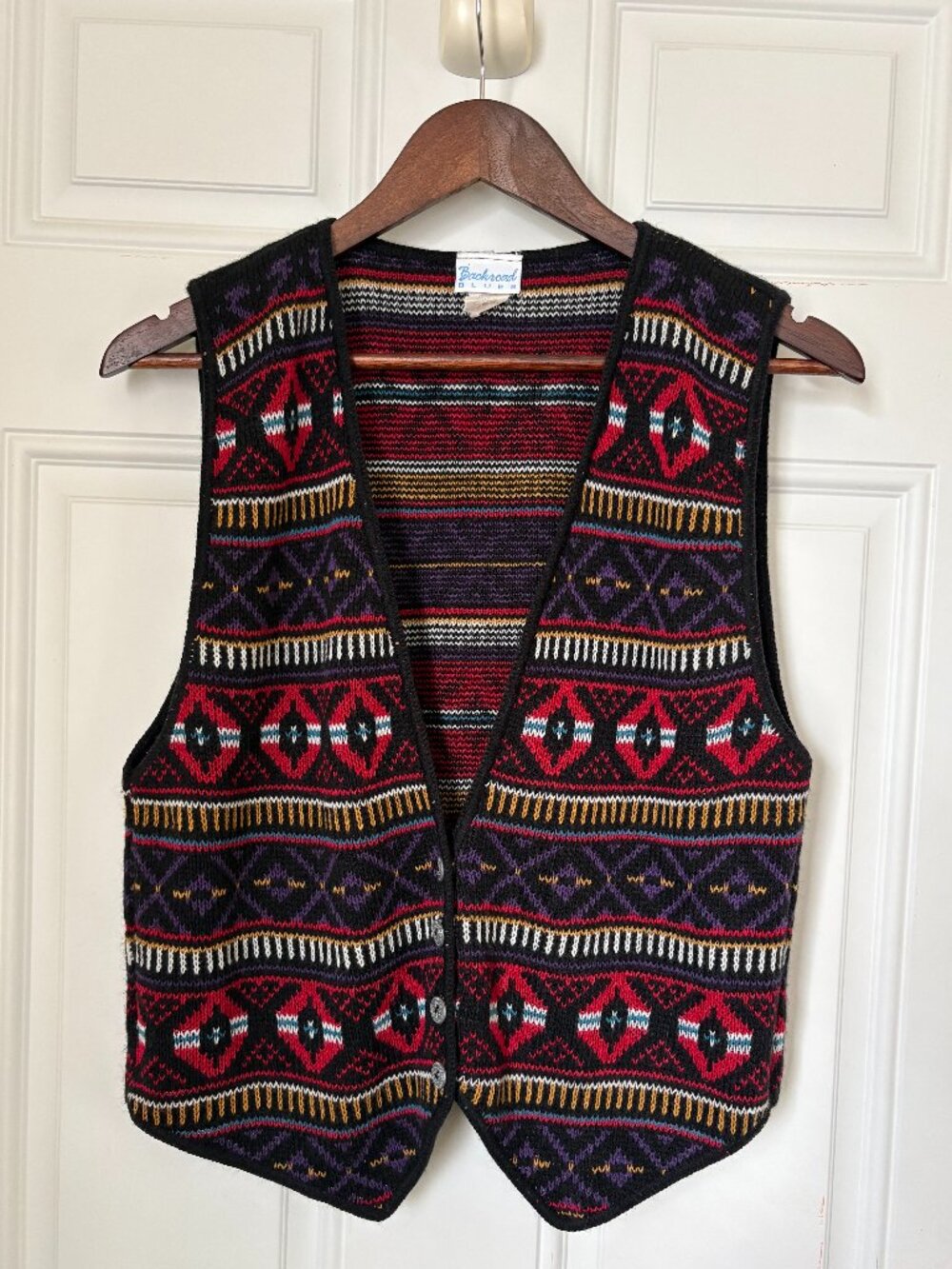 Soft Knit Multi-Colored Vest